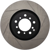 Rotor fendu avant gauche StopTech Power Slot pour BMW (E46)