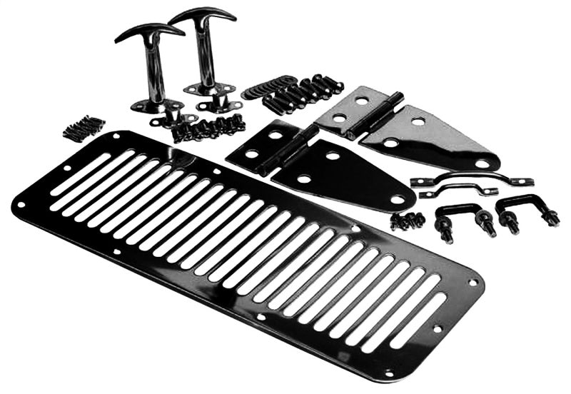 Ensemble de capots pour Jeep Wrangler (YJ) Rampage 1987-1995 - Noir