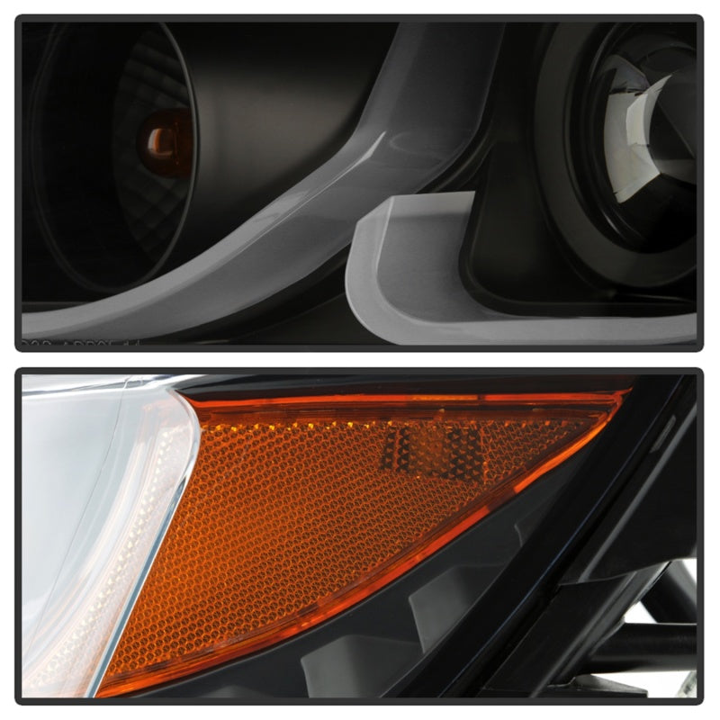 Phares Spyder 14-19 Chevrolet Impala Proj feux de croisement/feux de route H9 Inc - Noir PRO-YD-CHIP14-LB-BK