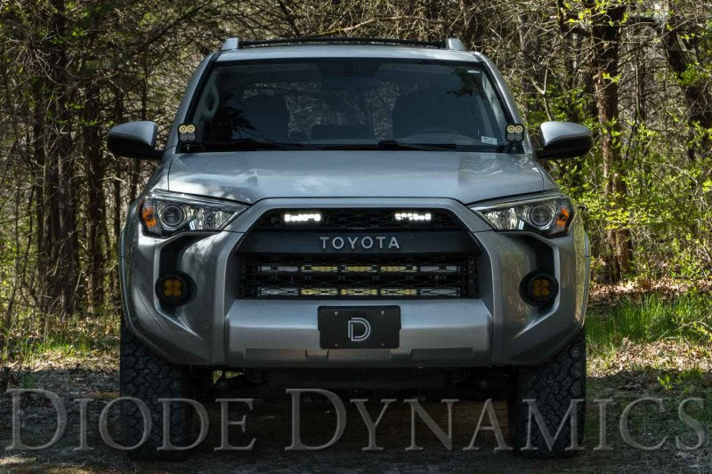 Kit de barre lumineuse LED SAE/DOT pour Toyota 4Runner Stage Series 14-21 de Diode Dynamics - Blanc SAE/DOT large