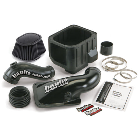 Système d'admission d'air Ram-Air Banks Power 01-04 Chevy 6.6L LB7 - Filtre sec