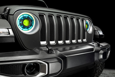 Phares projecteurs Oracle Oculus Bi-LED pour Jeep JL/Gladiator JT - ColorSHIFT 2 VOIR LA GARANTIE