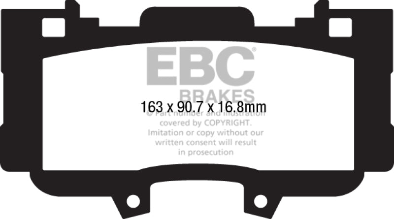 Plaquettes de frein EBC Brake Ultimax2