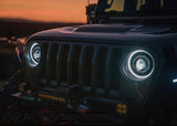 Oracle Oculus Bi-LED Projector Headlights for Jeep JL/Gladiator JT - Matte Blk - 5500K