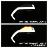 Spyder Nissan GTR R35 09-14 - Phares Projecteurs - DRL LED - Noir