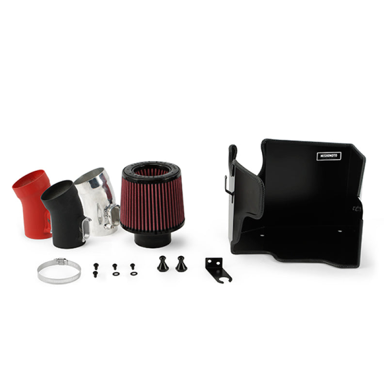 Kit d'admission d'air hautes performances Mishimoto 14-16 Mini Cooper S 2.0L - Rouge froissé
