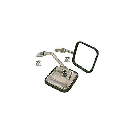 Kit de rétroviseurs latéraux en acier inoxydable pour Jeep CJ 55-86 Rugged Ridge