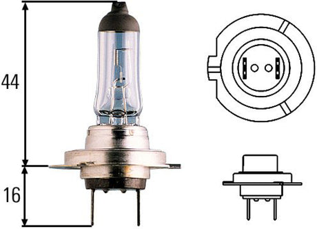 Ampoules Hella Optilux H7 100W XB Extreme Blue (paire)