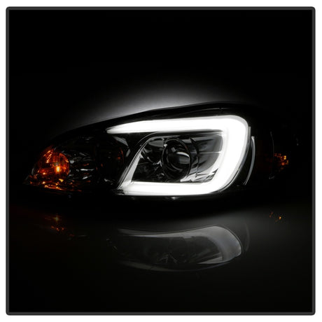 Phares de projecteur Spyder 06-13 Chevy Impala / 06-07 Chevy Monte Carlo - Barre lumineuse - Chrome