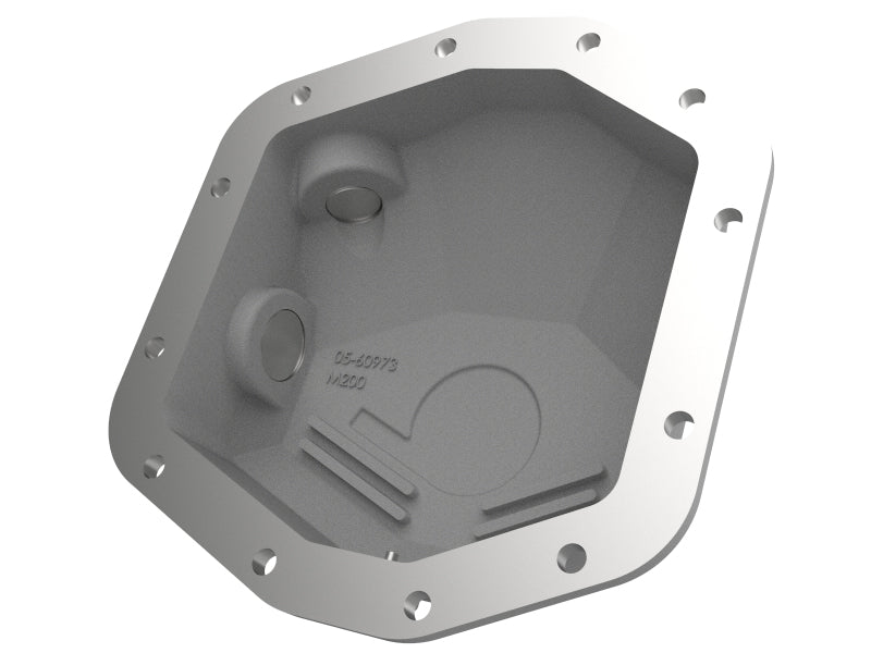 Couvercle de différentiel arrière aFe Power Street Series brut avec ailerons usinés 18-21 Jeep Wrangler JL Dana M200