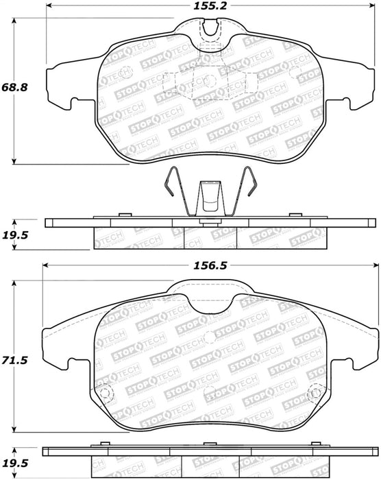 StopTech Street Brake Pads