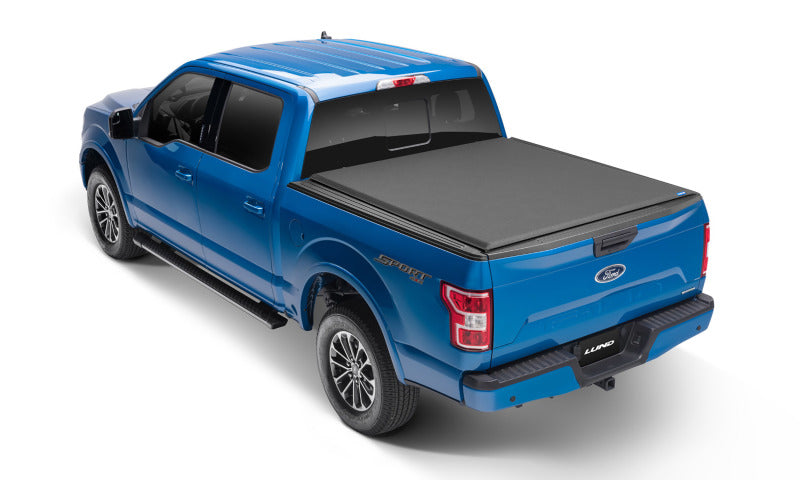 Lund 93-98 Ford Ranger Splash Flareside (6ft. Bed) Genesis Elite Roll Up Tonneau Cover - Black