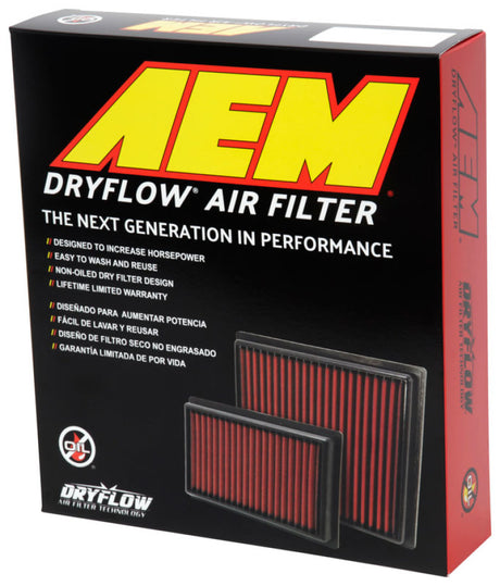 Filtre à air DryFlow AEM 19-20 pour Subaru WRX STI 2,5 L