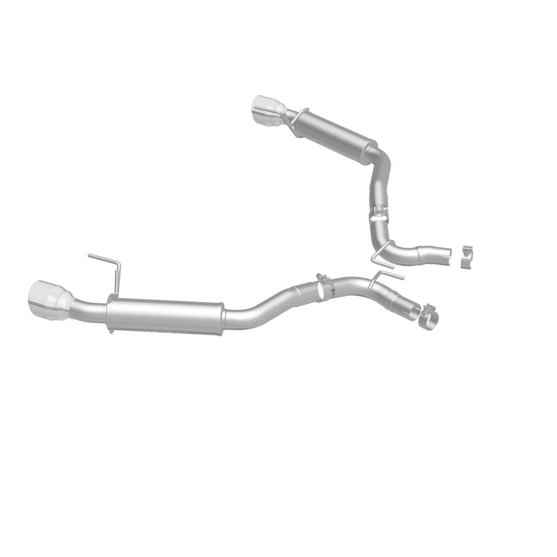 Essieu arrière MagnaFlow, SS, 2,5 po, compétition, double polissage fendu, embout de 4,5 po, Ford Mustang Ecoboost 2015