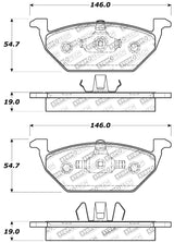 Plaquettes de frein StopTech Performance
