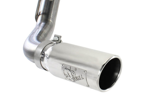 aFe MACHForce XP Échappement CB, Acier inoxydable GM Silverado/Sierra 1500 2014 V*-5,3/6,2 L Embout poli
