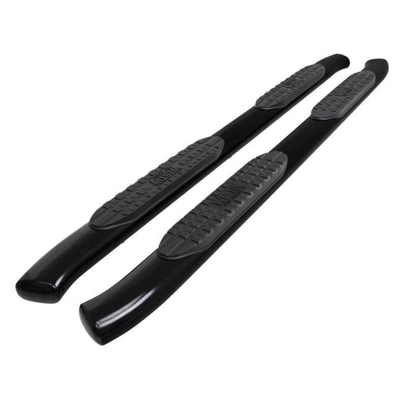 Westin 19-20 Chevrolet Silverado/GMC Sierra 1500 Double Cab PRO TRAXX 5 Oval Nerf Step Bars - Black