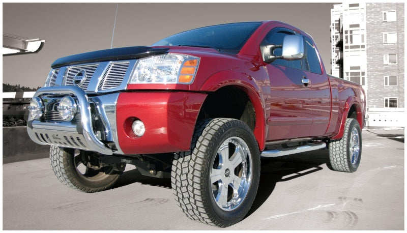 Bushwacker 04-15 Nissan Titan Extend-A-Fender Style Flares 4 pièces 67,1/78,9/84/96 po - Noir