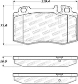 Plaquettes de frein avant Street Performance StopTech 02-06 Mercedes-Benz S500 / 03-06 Mercedes-Benz CL500