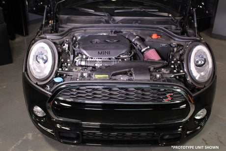 Kit d'admission d'air hautes performances Mishimoto 14-16 Mini Cooper S 2.0L - Noir froissé