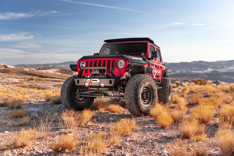 Jeep Wrangler JL 4 portes Trailview Fastback 2018-2021 Rampage - Diamant noir