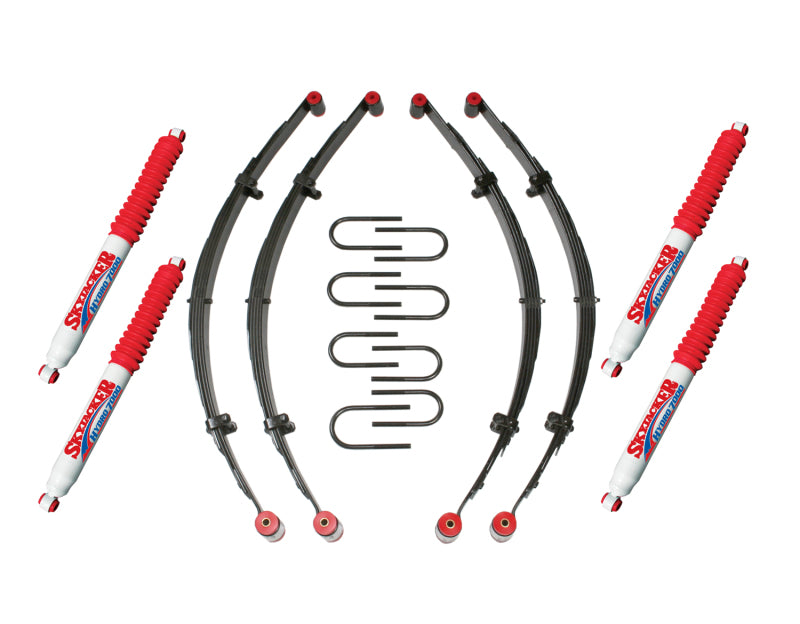 KIT Skyjacker 2.5",76-86 CJ AVEC 4 HYDROS