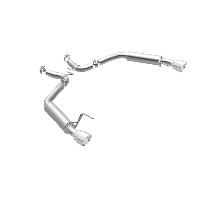 Essieu arrière MagnaFlow, SS, 2,5 po, compétition, double polissage fendu, embout de 4,5 po, Ford Mustang Ecoboost 2015