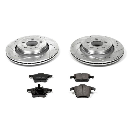 Power Stop 03-14 Volvo XC90 Rear Z23 Evolution Sport Brake Kit