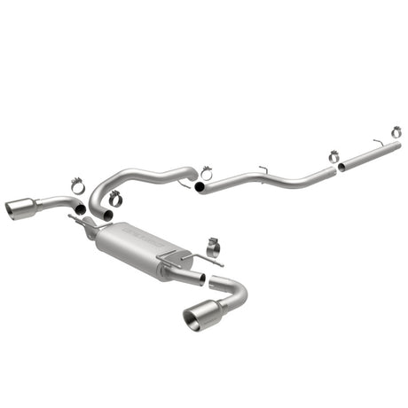 Échappement hautes performances MagnaFlow 10-12 Mazda 3 L4 2,5 L à hayon avec sortie arrière divisée en acier inoxydable