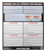 K&N 07 BMW 118D 2.0L-L4 DSL Drop In Air Filter