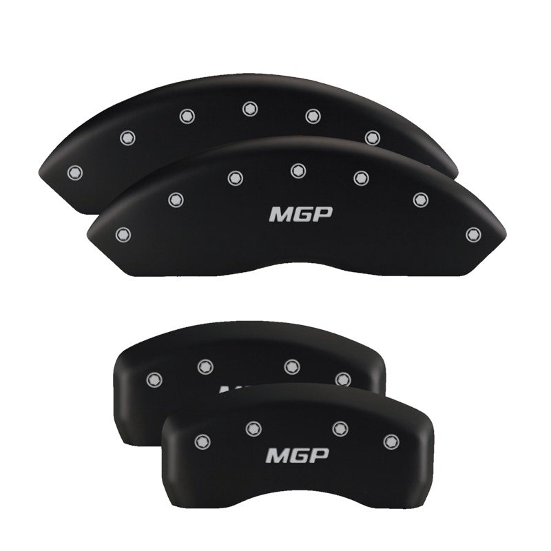 MGP 4 Caliper Covers Engraved Front & Rear Impala Red finish silver ch