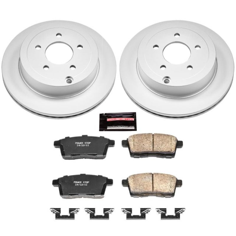 Kit de freins Power Stop 07-10 Ford Edge Z17 Evolution Geomet avec revêtement arrière