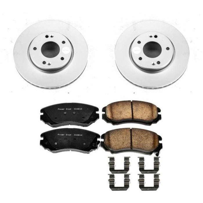 Kit de freins Power Stop 10-11 Kia Soul avant Z17 Evolution Geomet avec revêtement