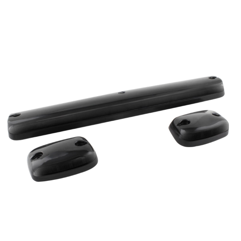 Feux de toit de cabine à LED ambrés Xtune Chevy Silverado 07-13 Fumés ACC-LED-CS07-CR-SM