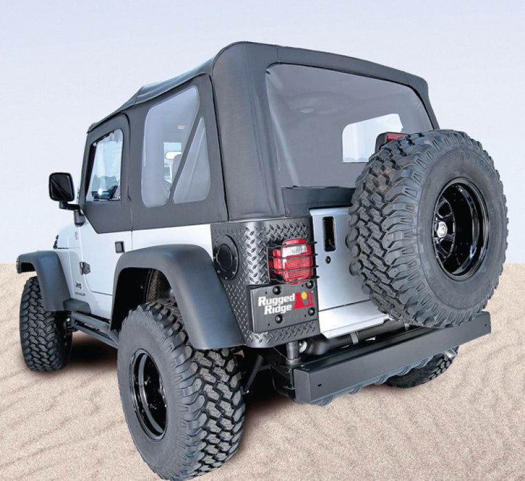 Jeep Wrangler LJ 04-06 - Toit souple Rugged Ridge XHD - Teinte diamant noir