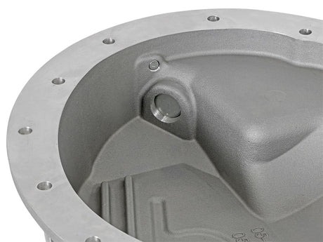 Couvercle de différentiel arrière aFe Power brut avec ailettes usinées Street Ser. 16-17 Nissan Titan XD (AAM 9.5-14)