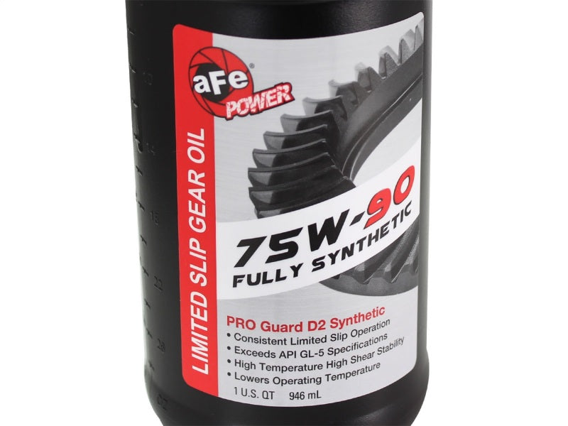 Couvercle de différentiel arrière aFe Power (usiné) 12 boulons 9,75 po 97-16 Ford F-150 avec huile pour engrenages 4 QT