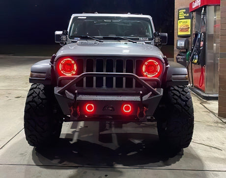 Oracle Oculus Bi-LED Projector Headlights for Jeep JL/Gladiator JT - w/ BC1 Controller