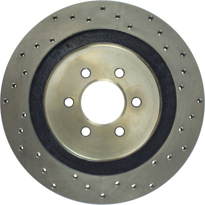 StopTech 92-02 Dodge Viper Drilled Rear Right Cryo Rotor