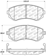 Plaquettes de frein avant StopTech Performance 89-06/96 pour Nissan 240SX