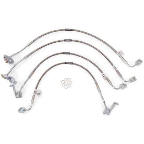 Kit de conduites de frein Russell Performance 07-08 Jeep Wrangler JK avec élévateur de 6 pouces