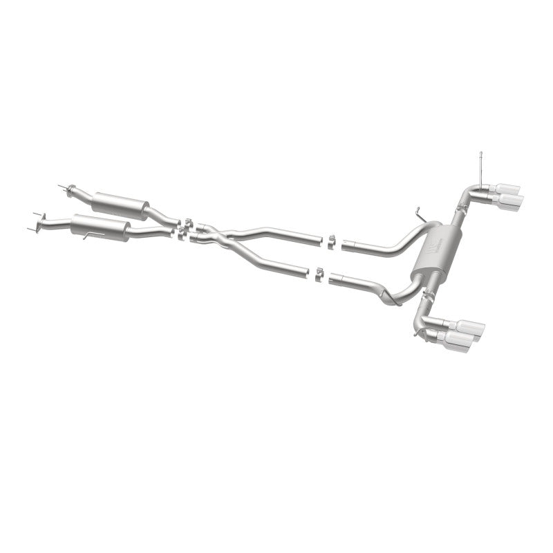 Cat Back MagnaFlow, SS, 2,5 po, pointe polie quadruple fendue de 4 po 14-15 Jeep Grand Cherokee 3,6 L/5,7 L V6/V8
