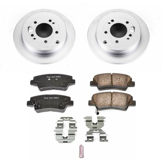 Power Stop 07-09 Kia Amanti Rear Z17 Evolution Geomet Coated Brake Kit