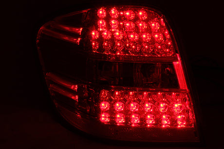 Feux arrière à LED ANZO 2006-2007 Mercedes Benz Classe M W164 Rouge/Clair