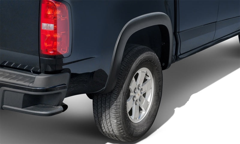 Bushwacker 15-19 Chevy Colorado (sauf ZR2) Élargisseurs d'aile de style OE 2 pièces arrière - Noir