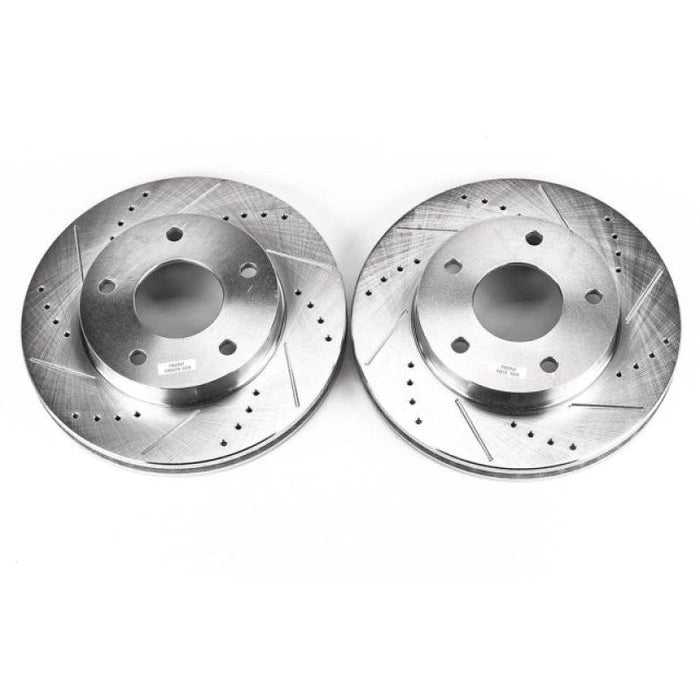 Power Stop 79-85 Buick Riviera Front or Rear Evolution Drilled & Slotted Rotors - Pair