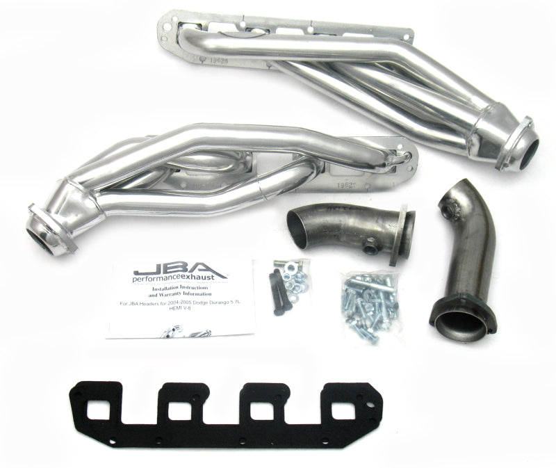 Collecteur d'échappement JBA 04-08 Dodge Durango 5,7 L HEMI 1-5/8 po primaire Silver Ctd Cat4Ward