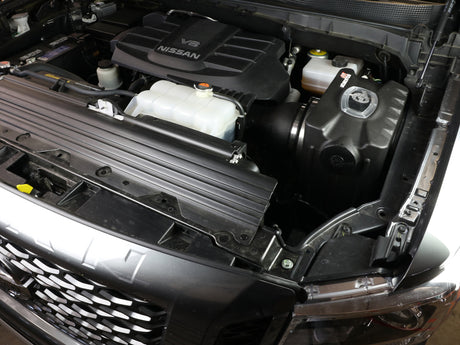 Système d'admission d'air froid aFe Momentum HD avec filtre Pro DRY S Nissan Titan XD 17-21 V8-5.6L