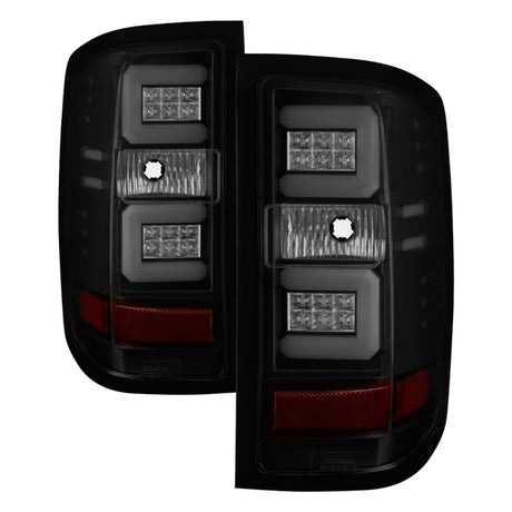 Feux arrière à DEL Spyder Chevy Silverado 16-17 - Fumée noire ALT-YD-CS16-LED-BSM