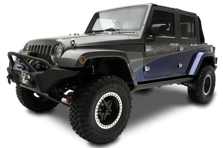 Marchepieds PowerStep 4 portes AMP Research 2007-2017 Jeep Wrangler JK - Noir